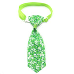 St. Patrick's Day Four-leaf Clover Bow Pet Tie