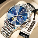 Waterproof Multifunctional Trendy High-end Luminous Men's Quartz Watch