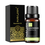MAYJAM 10ML Essential Oil Lavender Jasmine Eucalyptus Vanilla Sandalwood Bergamot Rosemary Citronella Cinnamon Fragrance Oil